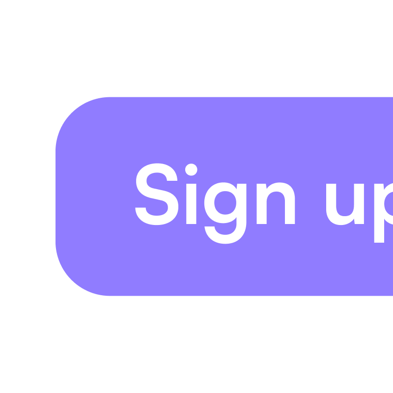 Image of UI Sign up button